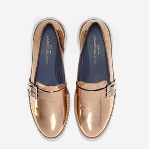 NIB Cole Haan Grand Evolution Loafer Rose Gold 10